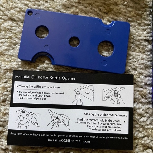 Essential oil roller bottles and vent clip - Picture 3 of 10